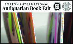 Tim Finn antiquarian book fair